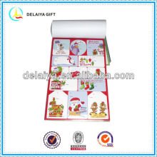 New stiyle christmas cartoon sticker book for kids